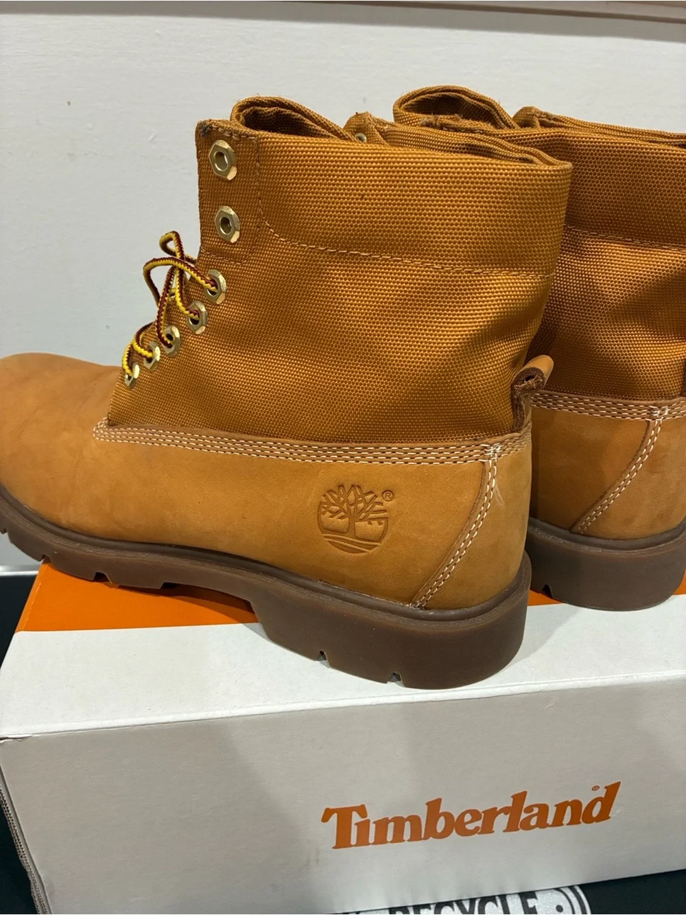 Men's Timberland Mens Basic ankle boots Single Roll-Top Boots in Wheat